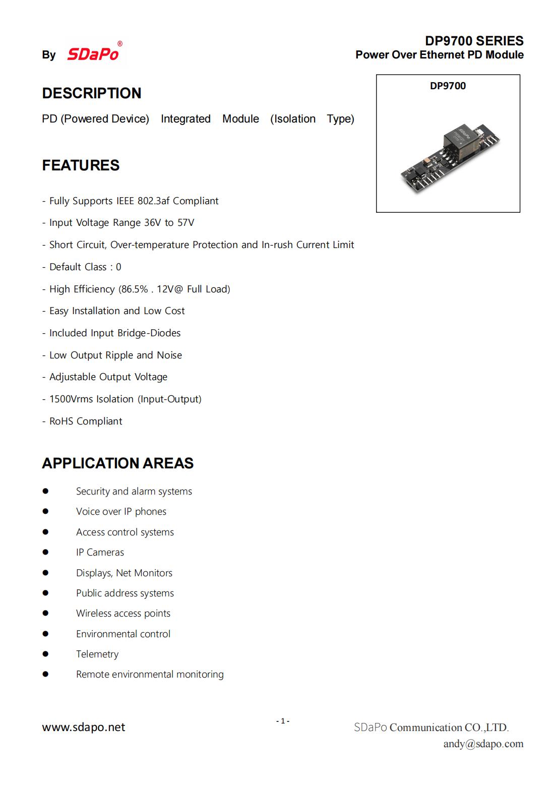 DP9700 Datasheet_01