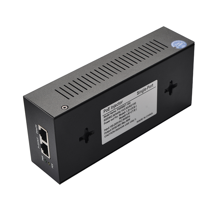 PSE90BT-10G国标BT协议90W八芯供电支持1/2.5/5/10G千兆PoE供电器