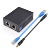 PS1260G 12V5A 60W 千兆2.5G POE分离器 铁壳 隔离型 IEEE802.3bt协议 PoE分线器 SDAPO达普